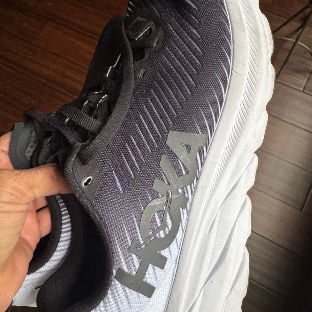 SALE!!! Hoka Navy/Black Athletic Shoes women size 6 Medium - Picture 5 of 8